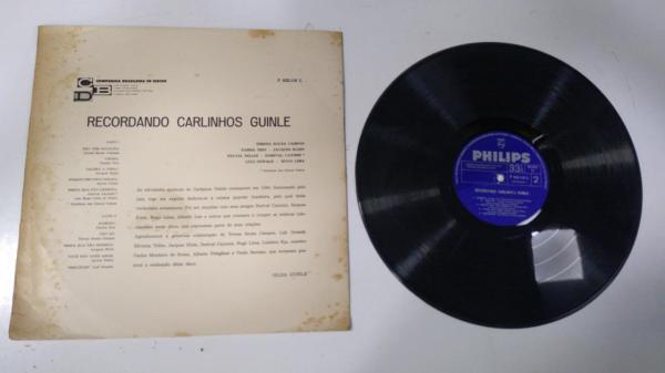 LP VINIL , RARO: RECORDANDO CARLINHOS GUINLE, DORIVAL