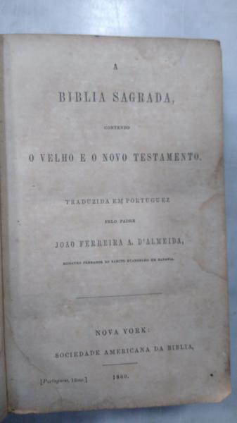 Bíblia - Tradução de João Ferreira de Almeida