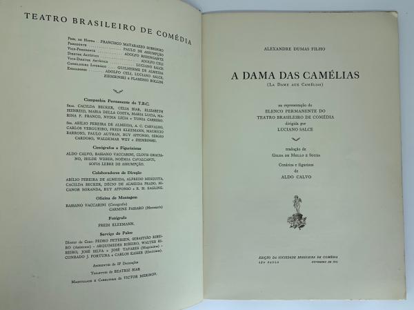 A DAMA DAS CAMÉLIAS - POR ALEXANDRE DUMAS FILHO. TRADUÇ