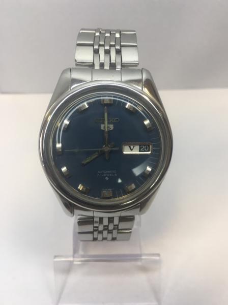 RELÓGIO SEIKO 5, JUMBO MASCULINO, COM CAIXA EM AÇO 37,5