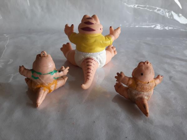 Boneco Antigo Baby Família Dinossauro - No Estado