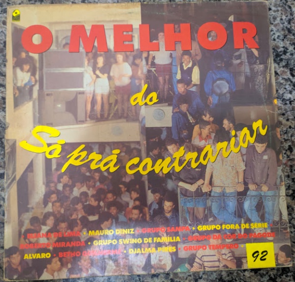 Disco O Melhor do Só Pra Contrariar - Vinil Records