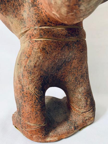 A escultura pré-colombiana confundida com uma imagem santa