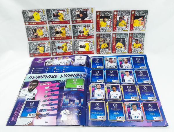 Figurinhas UEFA Champions League 2019/20 - lote com 10 envelopes