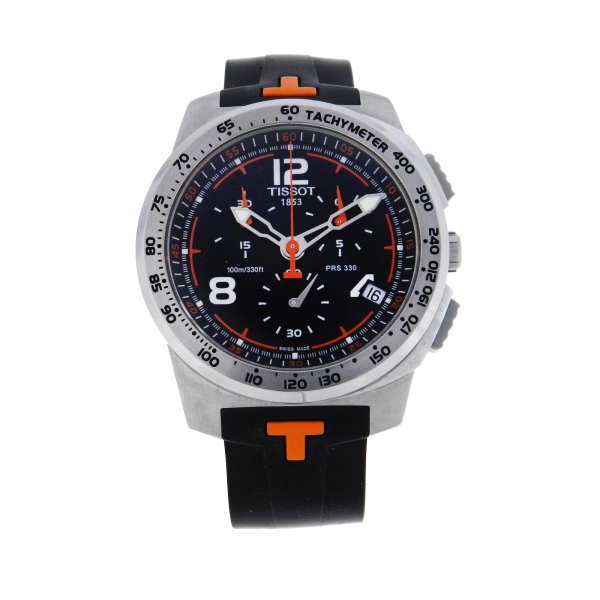 Rel gio Tissot PRS 330 Chronograph Caixa em A o Pul