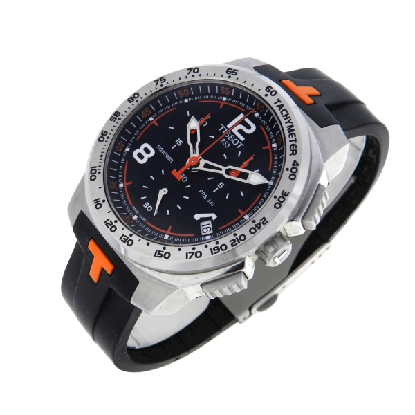 Rel gio Tissot PRS 330 Chronograph Caixa em A o Pul