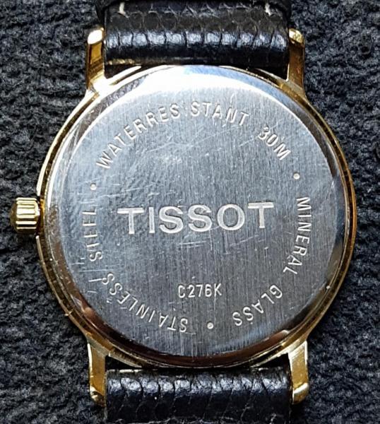 TISSOT SU O A O FOLHEADO QUARTZ 30MM VISOR DE CRIS