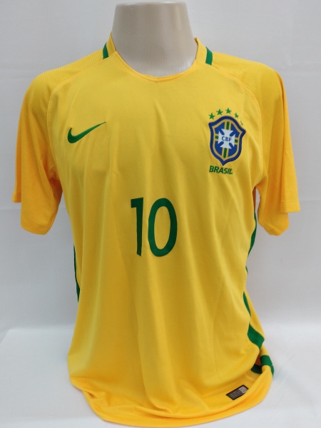 Camisa Seleção Brasileira Autografada pelo Pelé - Nik