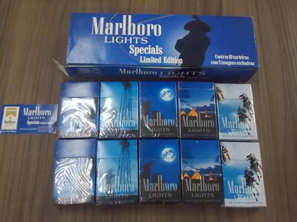 CAIXA CONTENDO 10 EMBALAGENS DE CIGARROS 