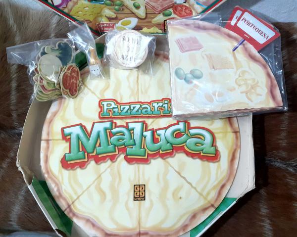 Jogo De Mesa Pizzaria Maluca Com 30 Ingredientes Grow