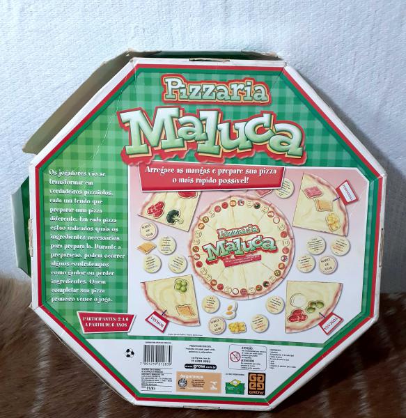 Jogo De Mesa Pizzaria Maluca Grow