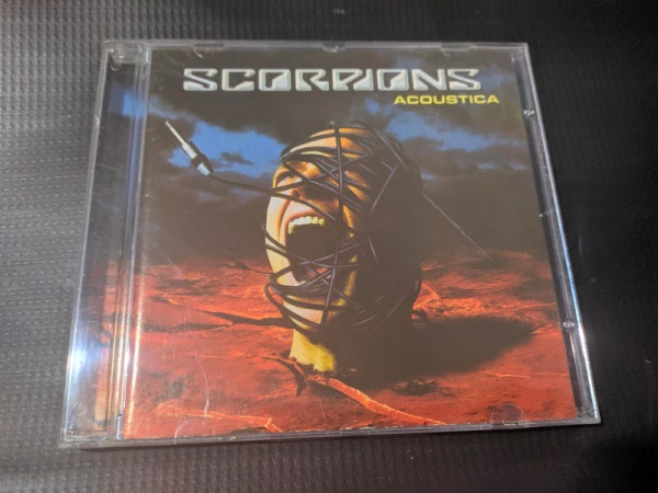 CD Scorpions - Acoustica 2001. Disco e capa em bom esta