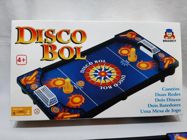 Jogo Disco Bol Azul Mesa Com 2 Discos e Redes - Desconto no Preço