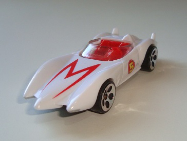 Brinquedo Antigo Hot Wheels Antigo Speed Racer Mach With Jump