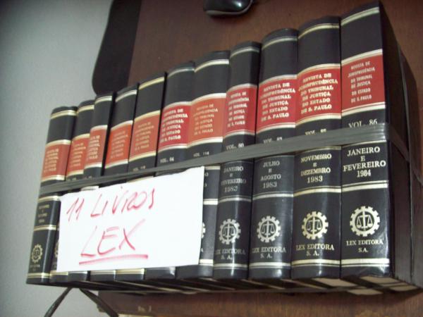 LOTE COM 11 LIVROS LEX CAPAS DURA ÓTIMO ESTADO DIREITO