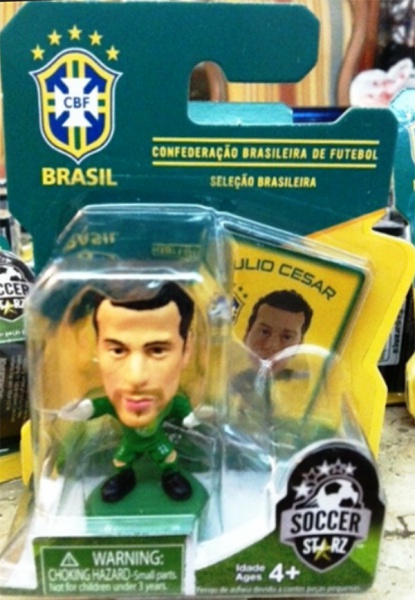 Mini Craques Bonecos Seleção Brasileira 2014 - SoccerStarz