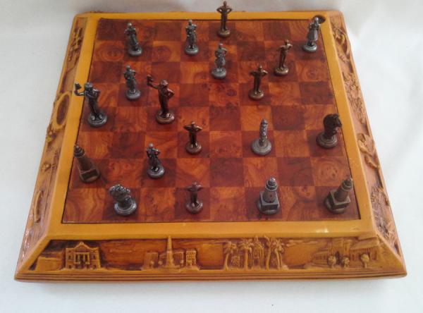 Jogo de xadrez chinês antigo no final do século XX - - Catawiki