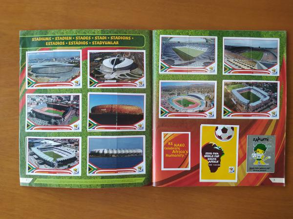 Album Copa Do Mundo 2010 PANINI Africa Completo Figurinhas Pra