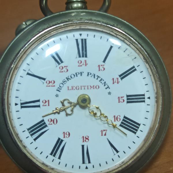 Antigo Relógio Bolso Roskopf Legitimo, com Al