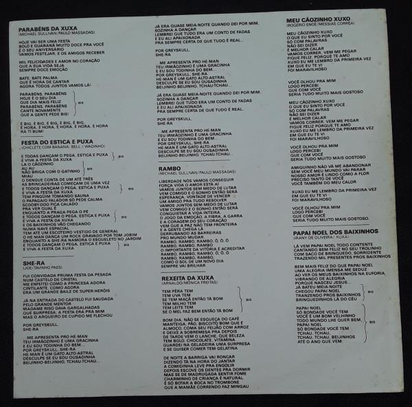 LP KARAOKÊ DA XUXA /1987 / COM ENCARTE / ÓTIMO ESTAD LP KARAOKÊ DA XUXA /1987 / COM ENCARTE / ÓTIMO ESTAD