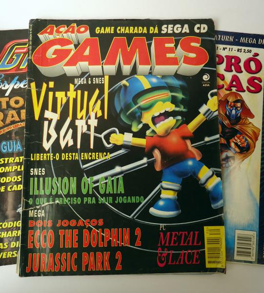 lote de revistas de vídeo game.