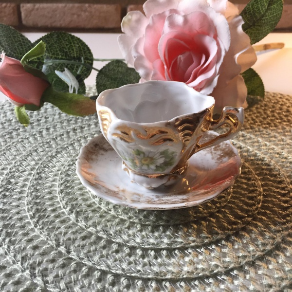 Aparelho para chá em porcelana,vintage,década de 5