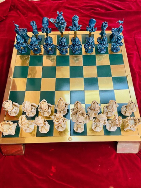 Xadrez é arte - Xadrez circular para 3 pessoas! Jogo online em:  greenchess.net