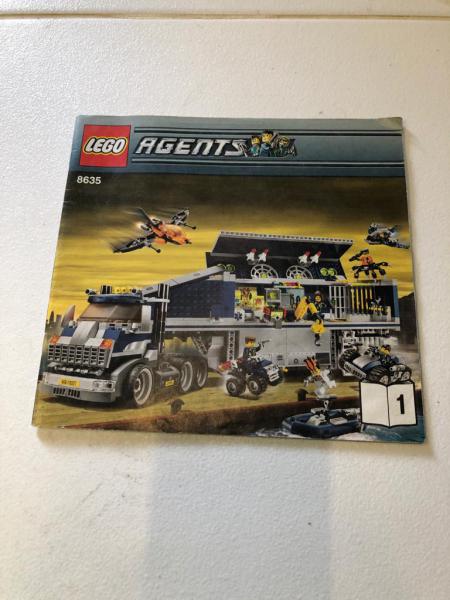 Lego Agents 8635 MOBILE COMMAND CENTER A