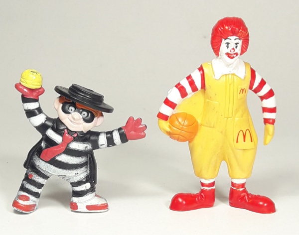 Boneco Antigo Papa Burguer Brinquedo Coleção Mc Donald 2006