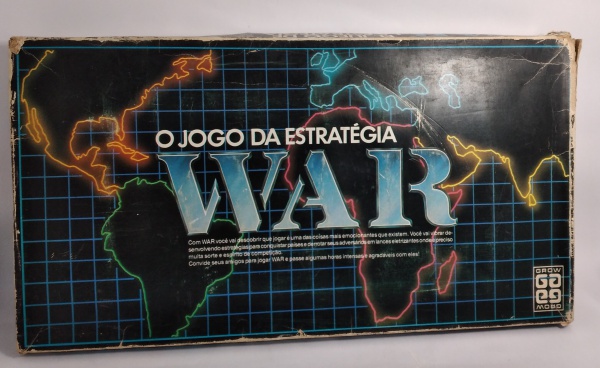 Jogo War - O Jogo Da Estratégia - Usado - Antigo - Grow