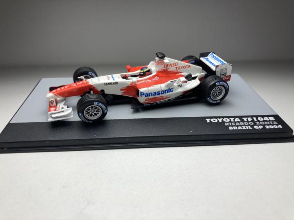 Atlas Editions 1/43 Scale 20219N - F1 Toyota TF104B Brazil GP 2004 Zonta