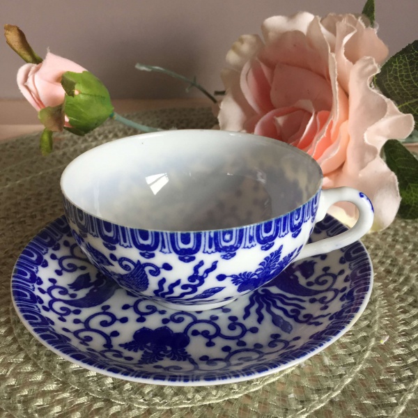 Conjunto Café Porcelana Casca de Ovo Japonesa H