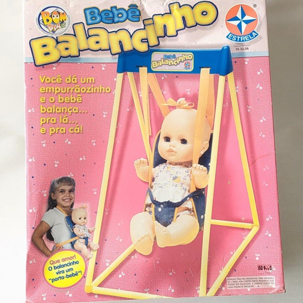 Boneca bebê balancinho da Brinquedos Estrela - Na caixa