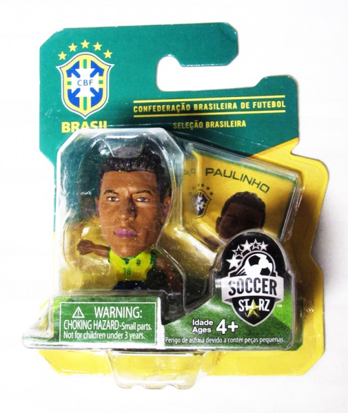 Mini craque, Marca Soccer Starz, PAULINHO, A. 5 cm - Co