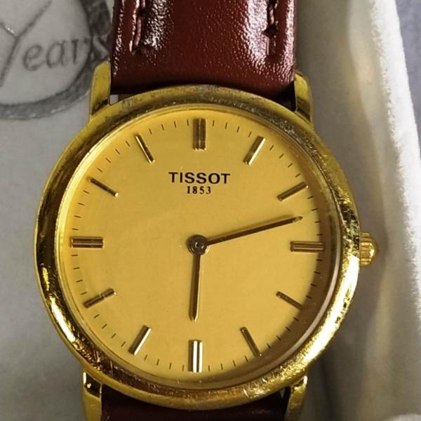 tissot 1853 dourado original preço