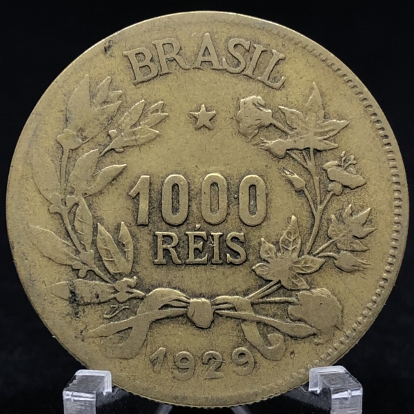 Moeda do Brasil - XL réis - 1722 - C060 - Para Minas Ge