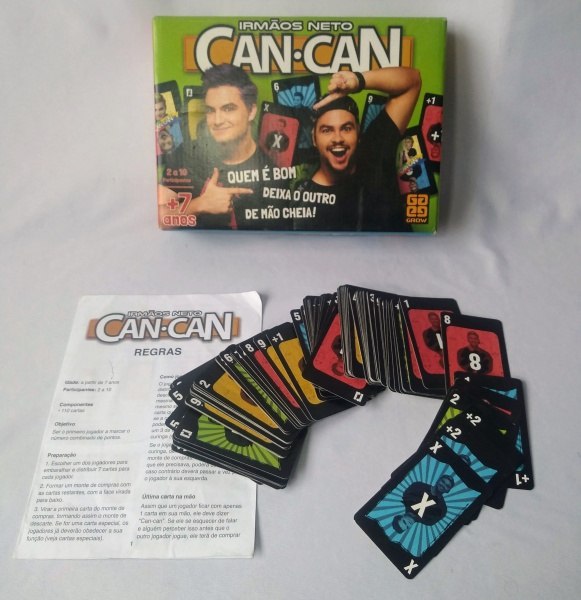 Jogo de Cartas Can Can - Loja Grow