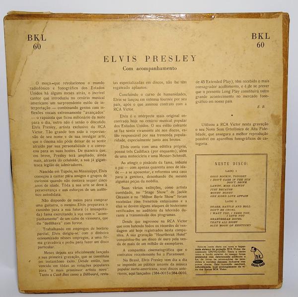 Disco de Vinil - LP Raro e Original Elvis Presley - RCA Victor