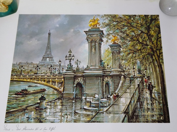 QUADRO - Paris - Pont Alexandre lll e Tour Eiffel - Linda