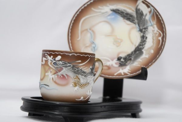 Conjunto Café Porcelana Casca de Ovo Japonesa H