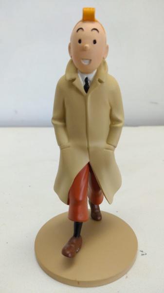 TINTIN フィギュア Boneco Tintim Piloto - As Aventura de Tintim - A Estrela