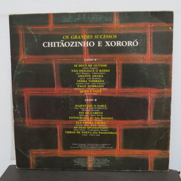 Disco de Vinil 60 Dias Apaixonado - Chitãozinhpo e Xororó