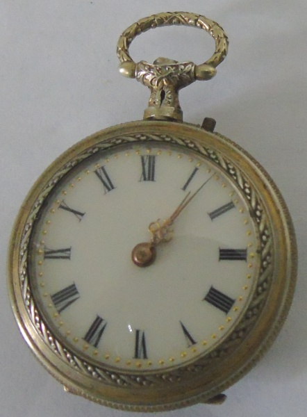 Antigo relogio -parado no estado -Diametro 30 mm