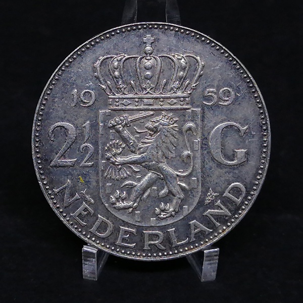 Moeda da Holanda 2 1/2 gulden