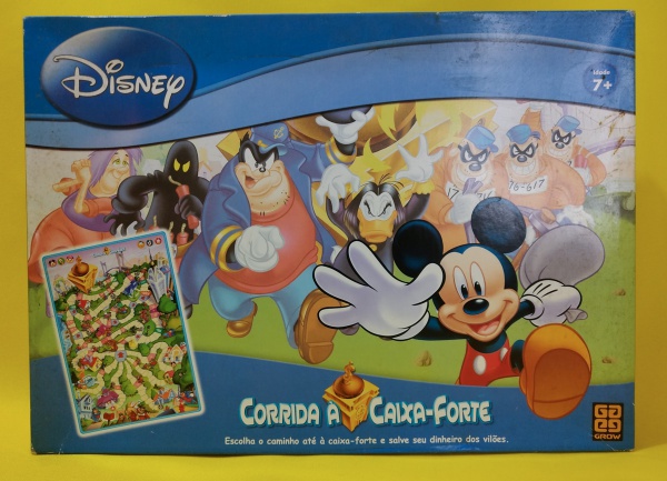 Kit 2 Jogos Férias Disney e Corrida a Caixa Forte Grow (Leia