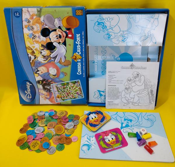 Kit 2 Jogos Férias Disney e Corrida a Caixa Forte Grow (Leia