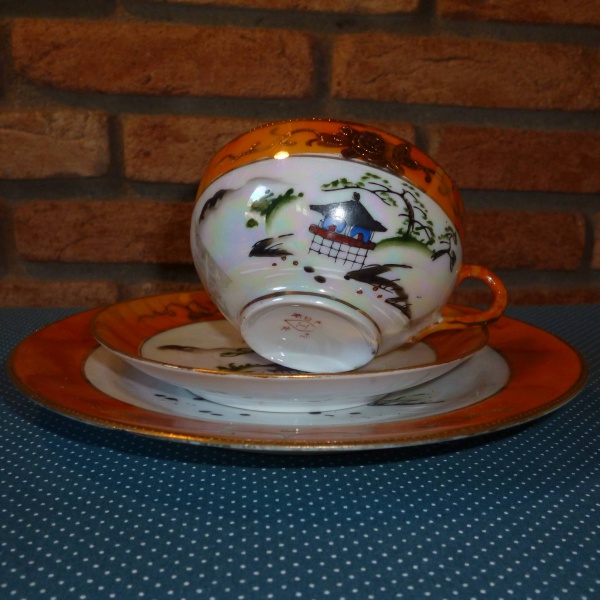 Aparelho para chá em porcelana,vintage,década de 5