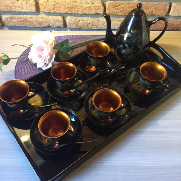 Jogo De Chá Com Bule Completo Xícaras Café Chá Com Pires - 123 Útil com o  Melhor Preço é no Zoom