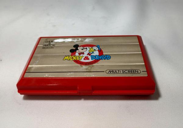 Antigo Mini Game & Watch Nintendo do Mickey & Donald de