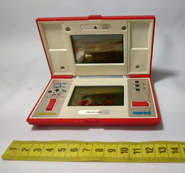 Antigo Mini Game & Watch Nintendo do Mickey & Donald de